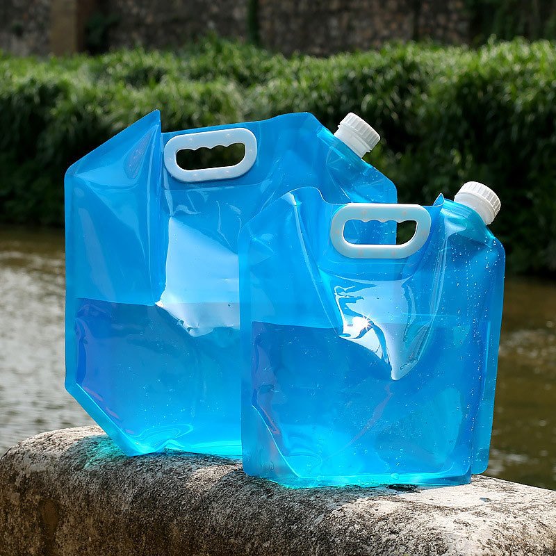Conteneur pliable et portable en PVC pour sacs d'eau